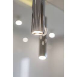 Netlighting Gomera Slim Pendant Ceiling Light Chrome in Silver - thumbnail 3