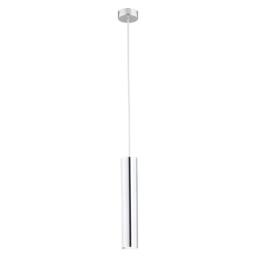 Netlighting Gomera Slim Pendant Ceiling Light Chrome in Silver - thumbnail 1