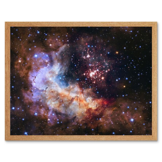 Artery8 Hubble Space Telescope Image Nasa Unveils Celestial Fireworks 25th Anniversary Giant Cluster Westerlund 2 Colourful Nebula Dust Pillars Gas - image 1