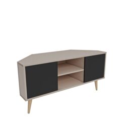 "Decorotika Lesson 120 cm Corner TV Unit for TVs up to 51"" in Medium Beige" - thumbnail 5