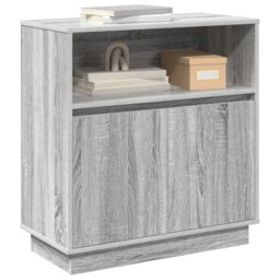 Berkfield Home Sideboard with LED Grey Sonoma 71x34, 5x75 cm Engineered Wood - thumbnail 3