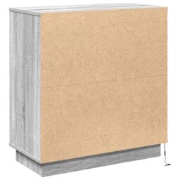 Berkfield Home Sideboard with LED Grey Sonoma 71x34, 5x75 cm Engineered Wood - thumbnail 9