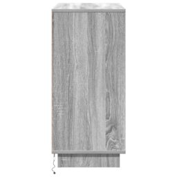 Berkfield Home Sideboard with LED Grey Sonoma 71x34, 5x75 cm Engineered Wood - thumbnail 8