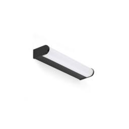 Netlighting Tide 30cm Bathroom Over Mirror Light Matt Black 3000K IP44 - thumbnail 1