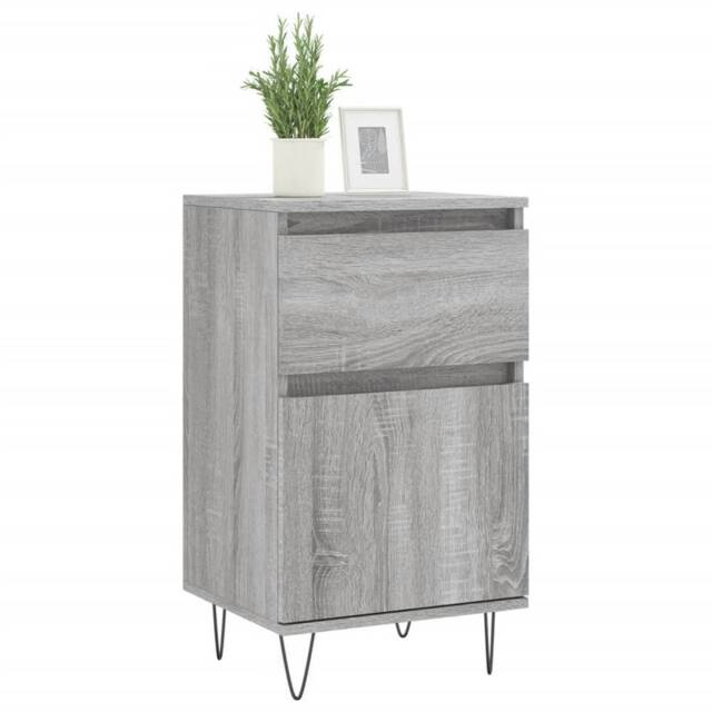 Berkfield Home Sideboard Grey Sonoma 40x35x70 cm Engineered Wood - Size: 40 x 35 x 70 cm - image 1