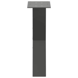Berkfield Home Coffee Table Legs X-Shaped 2 pcs Anthracite 38x(42-43) cm Steel in Black - thumbnail 6