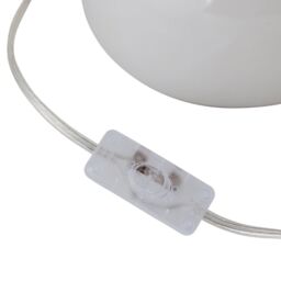 First Choice Lighting Set of 2 Tuscan - White Ceramic Lamps with Teal Fern Shade - thumbnail 2