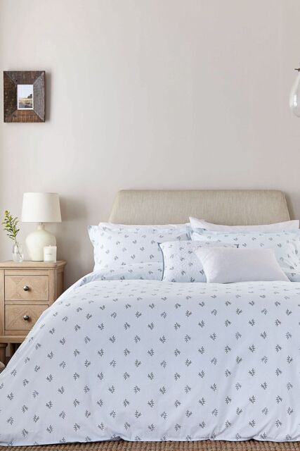 Murmur 'Thalia' Cotton Duvet Cover Set in Blue - Size: Double - image 1