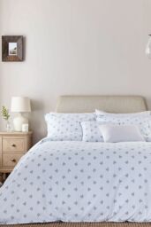 Murmur 'Thalia' Cotton Duvet Cover Set in Blue - Size: Double - thumbnail 1