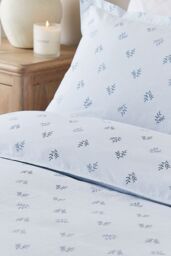 Murmur 'Thalia' Cotton Duvet Cover Set in Blue - Size: Double - thumbnail 3