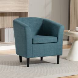 Artemis Home Beulah Fabric Accent Chair in Teal - Size: 1 Pack - thumbnail 2