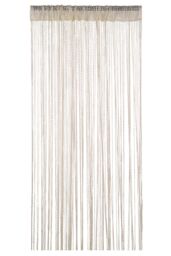 Neel Blue Glitter String Curtain Polyester Fringe Panel Spaghetti Tassel Curtain, 200cm x 90cm in Beige - Size: 200 cm x 90 cm - thumbnail 4