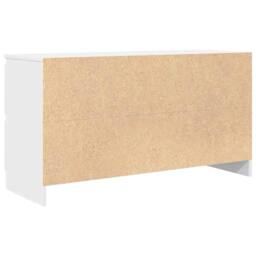 Berkfield Home TV Cabinet White 100x35x54 cm Engineered Wood - Size: 100 x 35 x 54 cm - thumbnail 8