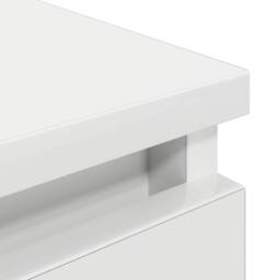 Berkfield Home TV Cabinet White 100x35x54 cm Engineered Wood - Size: 100 x 35 x 54 cm - thumbnail 9