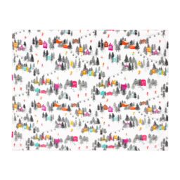Furn Aspen Fleece Throw in White - Size: 130 cm x 180 cm - thumbnail 3