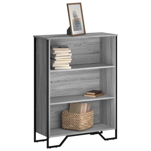 Berkfield Home Bookcase Grey Sonoma 80x31x106 cm Engineered Wood - Size: 80 x 31 x 106 cm - image 1