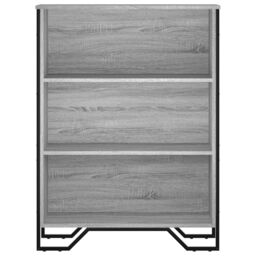 Berkfield Home Bookcase Grey Sonoma 80x31x106 cm Engineered Wood - Size: 80 x 31 x 106 cm - thumbnail 4