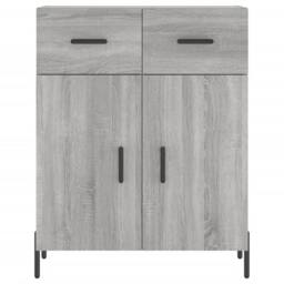 Berkfield Home Sideboard Grey Sonoma 69.5x34x90 cm Engineered Wood - thumbnail 6
