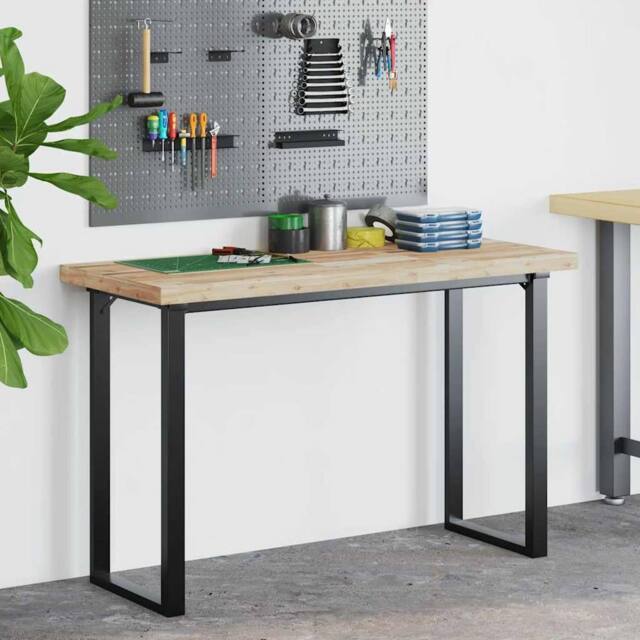 Berkfield Home Desk Top Untreated 140x50x4 cm Solid Wood Acacia in Brown - Size: 140 x 50 x 4 cm - image 1