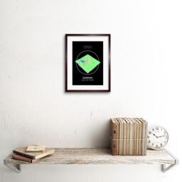 "Artery8 Wall Art Print Quiraing Mountain Topography Isle of Skye Scotland Framed Art in Brown - Size: W7"" x H9""" - thumbnail 2