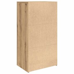 Berkfield Home Sideboard with 6 Drawers Artisan Oak 50x34x96 cm Engineered Wood in Brown - Size: 50 x 34 x 96 cm - thumbnail 6