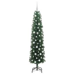 Berkfield Home Artificial Christmas Tree with 300 LEDs with Stand Green 180 cm - thumbnail 4
