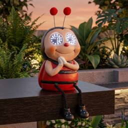 Garden Greatness Trio Decorative Metal Garden Bees - Size: 3 Pack - thumbnail 1