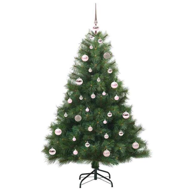 Berkfield Home Realistic Artificial Christmas Tree with 150 LEDs Green 150 cm PE - image 1