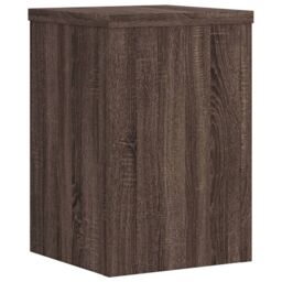 Berkfield Home Plant Stands 2 pcs Brown Oak 20x20x30 cm Engineered Wood - Size: 20 x 20 x 30 cm - thumbnail 4