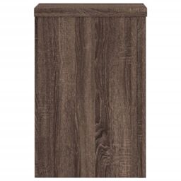 Berkfield Home Plant Stands 2 pcs Brown Oak 20x20x30 cm Engineered Wood - Size: 20 x 20 x 30 cm - thumbnail 6
