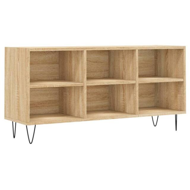 Berkfield Home TV Cabinet Sonoma Oak 103.5x30x50 cm Engineered Wood in Light Tan - image 1