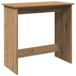 Berkfield Home Desk Artisan Oak 80x40x75 cm Engineered Wood in Brown - Size: 80 x 40 x 75 cm - thumbnail 2