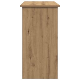 Berkfield Home Desk Artisan Oak 80x40x75 cm Engineered Wood in Brown - Size: 80 x 40 x 75 cm - thumbnail 5