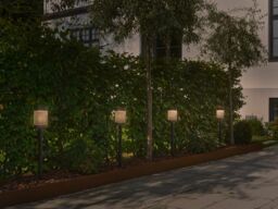 Nordlux Modern Outdoor Garden Post Black Aluminium SolarLed Light, IP44 - thumbnail 5