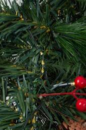 Living and Home Christmas Wreath with LED Light String - thumbnail 8