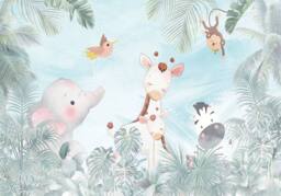 Superfresco Easy Circle of Life Blue Print To Order 3m x 2.8m Mural - thumbnail 2