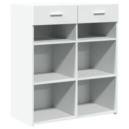 Berkfield Home Sideboard White 80x42.5x93 cm Engineered Wood - thumbnail 2
