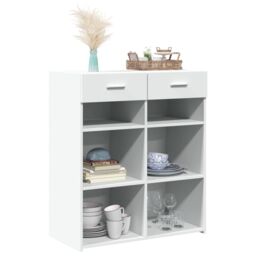 Berkfield Home Sideboard White 80x42.5x93 cm Engineered Wood - thumbnail 3