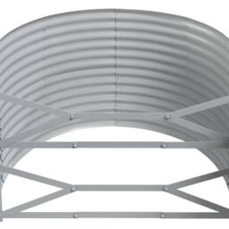 Berkfield Home Garden Raised Bed Powder-coated Steel 175x100x68 cm Brown - Size: 175 x 100 x 68 cm - thumbnail 5