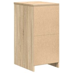 Berkfield Home Garage Storage Cabinet Sonoma Oak 40x51x85 cm Solid Wood Pine in Brown - Size: 40 x 51 x 85 cm - thumbnail 8