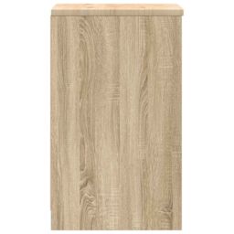 Berkfield Home Garage Storage Cabinet Sonoma Oak 40x51x85 cm Solid Wood Pine in Brown - Size: 40 x 51 x 85 cm - thumbnail 7