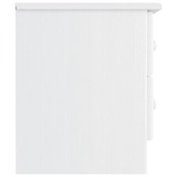 Berkfield Home Bedside Cabinet ALTA White 43x35x40.5 cm Solid Wood Pine - thumbnail 5
