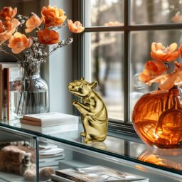 baccarat Zodiac Crystal 2020 The Year of The Rat Gold Figurine - Size: 1 Pack - thumbnail 5