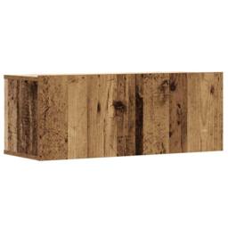Berkfield Home 5 Piece TV Cabinet Set Wall-mounted Old Wood Engineered Wood in Brown - thumbnail 4