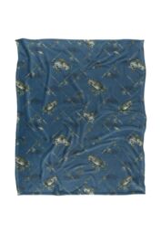 JQ Licensing Action Bass Fishing Pattern 2 Silky Touch Super Soft Throw Blanket 152 X 127 cm in White - thumbnail 1