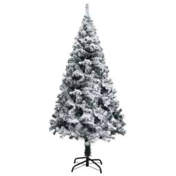 Berkfield Home Artificial Christmas Tree with 150 LEDs with Stand Green 120 cm - thumbnail 5