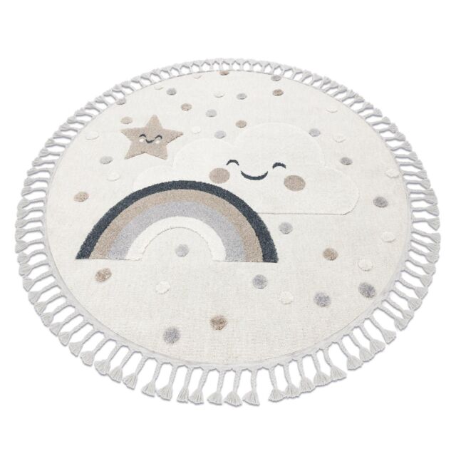 RugsX Yoyo Rug in White - Size: 160 cm diameter - image 1