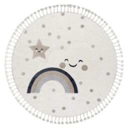 RugsX Yoyo Rug in White - Size: 160 cm diameter - thumbnail 3