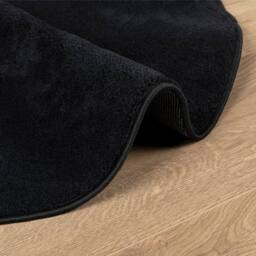 Berkfield Home Rug OVIEDO Short Pile Black √ò 200 cm - Size: Medium - thumbnail 6
