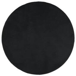 Berkfield Home Rug OVIEDO Short Pile Black √ò 200 cm - Size: Medium - thumbnail 3